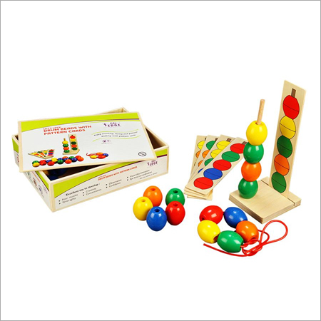 Drum Beads With Pattern Cards