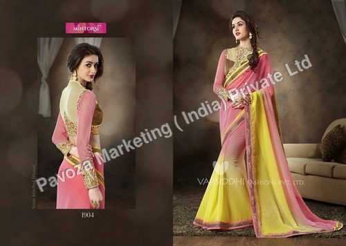 Fashionable designer sarees