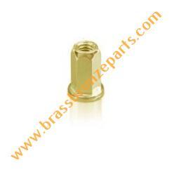 Brass Hex Rivet Nuts