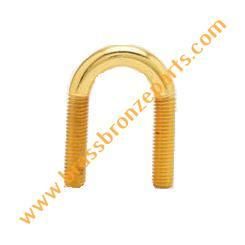 Brass U Bolts - Durable Brass Material, Versatile Fastening Solution for Various Applications