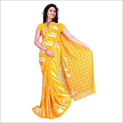 Designer Yellow Sarees