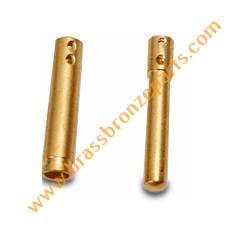 Brass Plug Pin Round