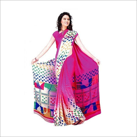 Pink Designer Sarees