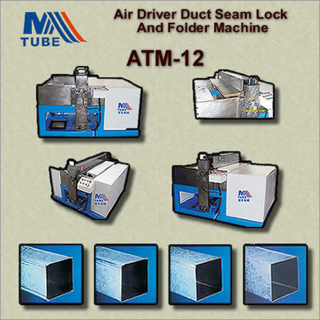Air Driver Duct Seam Lock And Folder Machine