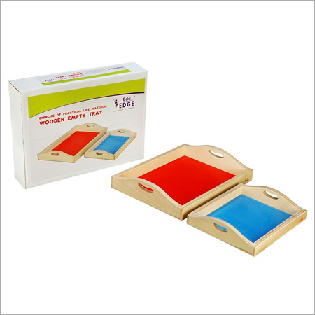 Wooden Empty Tray (Set Of 2)