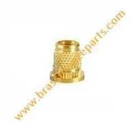 Brass Conical Inserts With Dual Knurl