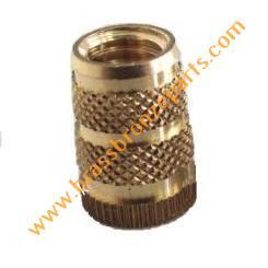 Brass Diamond Knurl Double Groove