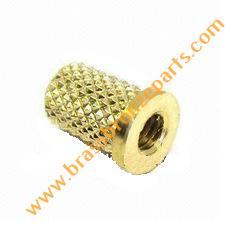 Brass Diamond Knurl Single Groove