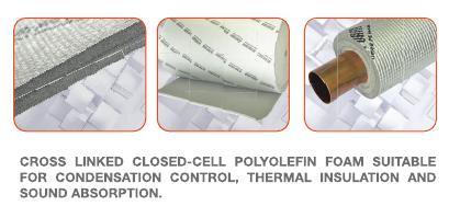 Closed Cell Polyolefin Aerofoam Rubber