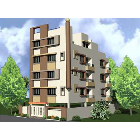 आधुनिक आवासीय फ्लैट