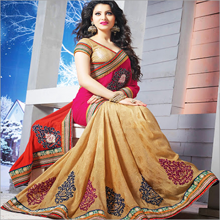 Trendy Embroidered Sarees