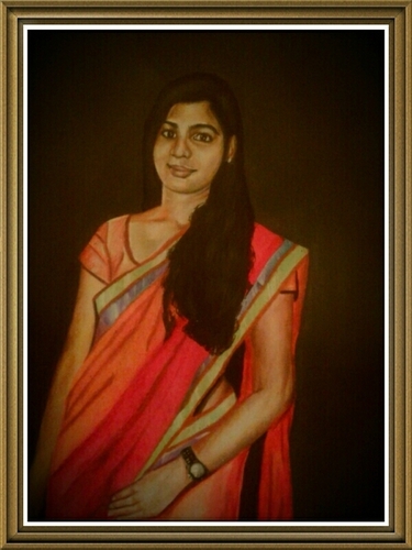 Colour Pencil And Oil Pastel Artwork