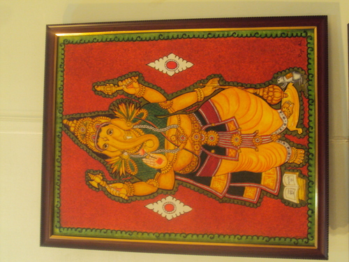 Ganesha Painting On A Folk Style