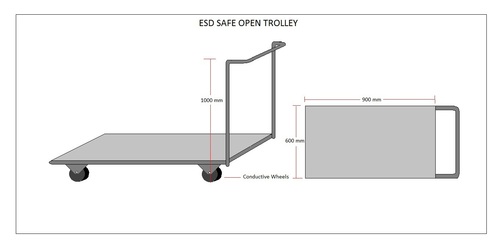 ESD Safe Open Trolley