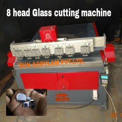 8 Head Glass Circle Cutting Machine