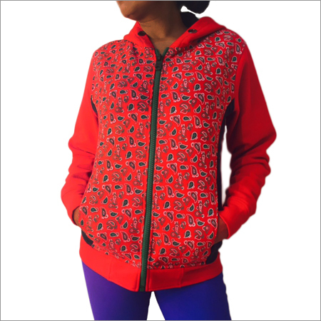 Womens Zippered Hooded Sweatshirts
