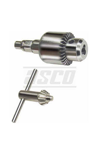 Drill Chuck Adaptor S.S. - Stainless Steel, 1/2 Inch, 1-10mm Jaw Capacity | Secure Grip, Versatile, Durable, Precise Fit