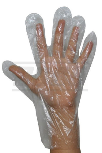 Examination Gloves - Polyethylene, One Size, Clear, 0.03mm Thickness | Disposable, Protection, Hygiene, Barrier, Non-Sterile, Bulk 100pcs