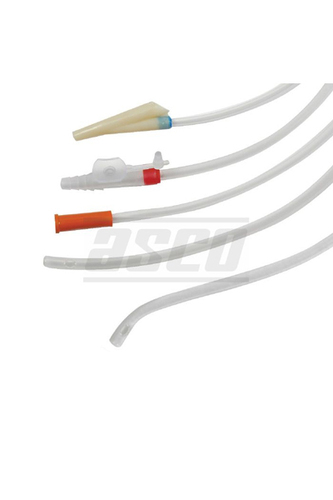 Suction Catheters - Medical Grade PVC, FG 5-18, Orange, 470-530mm | Funnel Connector, Vacuum Control, Sterile Blister Pack