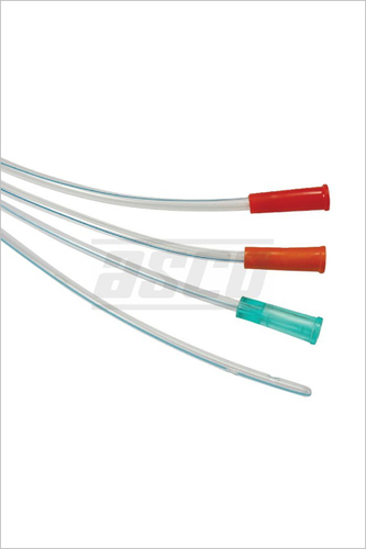 Nelaton Catheter - Medical Grade PVC, FG 6-20, 170-400mm, Colour Coded | Sterile, Funnel Connector, Radiopaque, Individual Blister Pack