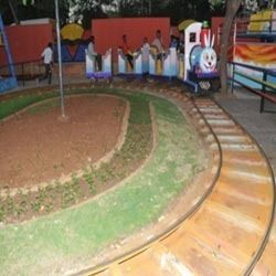 Blue Kids Amusement Train