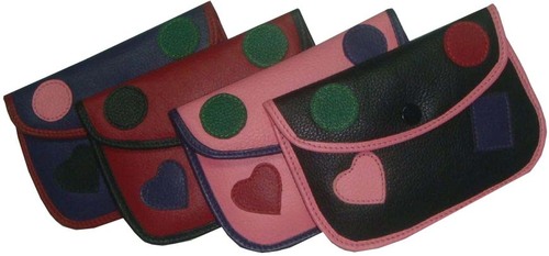 Leather Designer Key cum Coin Pouches