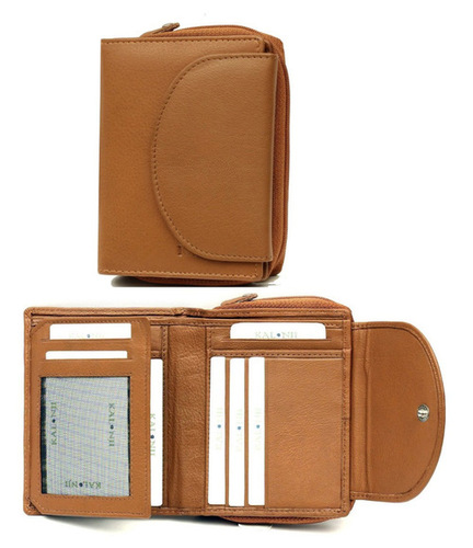 Leather Ladies Flap Closer Wallet