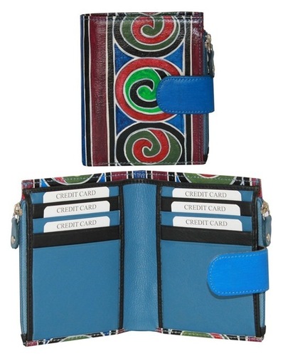 Hand Painted Card Wallet
