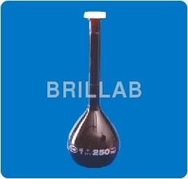 Volumetric Flask Amber