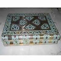 Metal Colorful Meenakari Work Jewellery Box