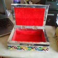 मीनाकारी वेलवेट बॉक्स