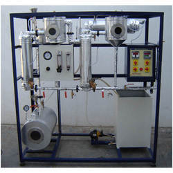 Single Effect Evaporator - Stainless Steel, 4 kW, 220 V AC | Shell & Tube Condenser, Material & Heat Balance, Dilute Solution Feed