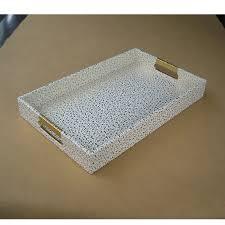 Gold White Trays