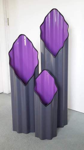 Iron Planters,Set Of 3 Pcs.