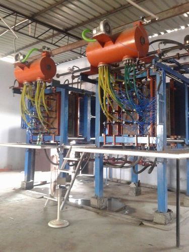 Blue Thermocol Shape Moulding Machine