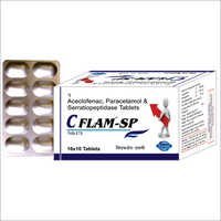 Aceclofenac Paracetamol Serratiopeptidase Tablets