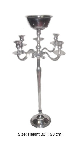 Silver Wedding Candelabra