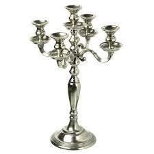 Silver candelabra
