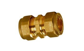 Brass Compression Straight Coupler