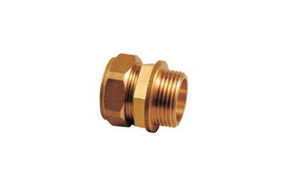 Brass Compression Male Coupler