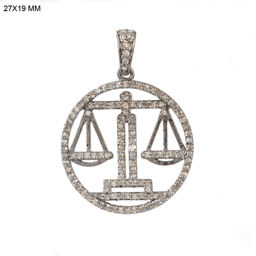 Pave Diamond Mythological Handmade Pendant