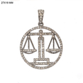 Pave Diamond Mythological Handmade Pendant