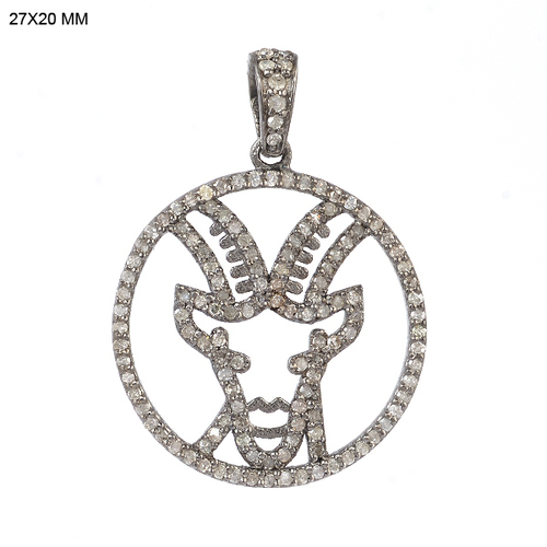 Pave Diamond Pendants