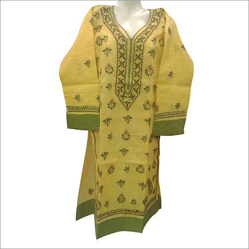 Designer Chikan Kurti