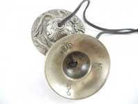 C/t001 Tingsha - Silver 2.5 Inch | Ideal For Meditation Practice, Creates Calming Sounds For Enhanced Mindfulness