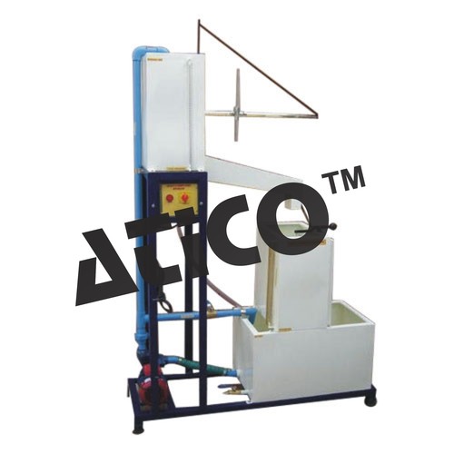 Flow Through Orifice & Mouthpiece - 0.5kW 220V Single Phase, Sudden Enlargement 13-23mm, Sudden Contraction 20-16mm | Accurate Performance, Hassle-Free Install, Tap & Distilled Water Facility