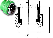 SFMC Female Threaded Socket (Hexagonal) (PN 20)