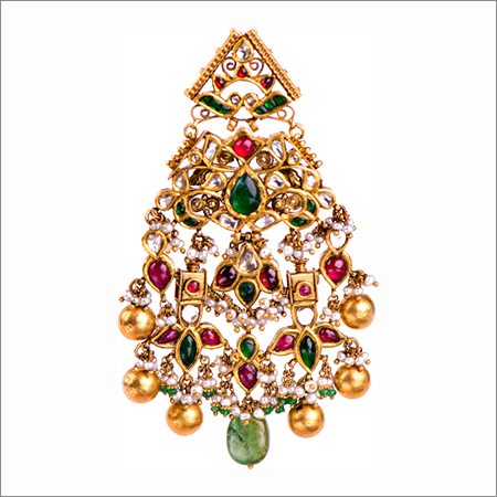 Gold Stone Earrings