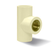 Female Threaded Tee (Metal Inserted)