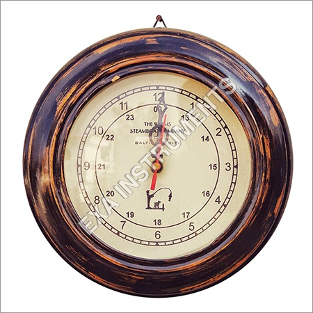 Wood Finish Antique Clock 10"